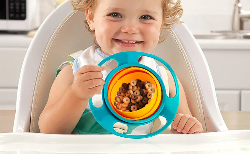 Anti-Spill Gyro Bowl