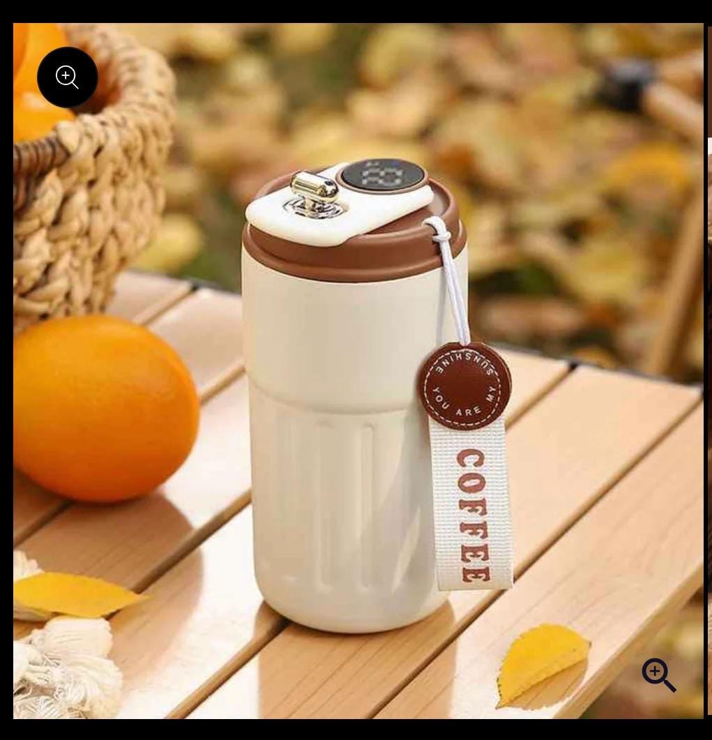 Leakproof Coffee Mug with Temperature Display