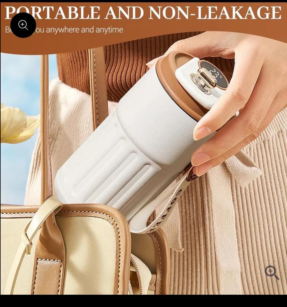 Leakproof Coffee Mug with Temperature Display