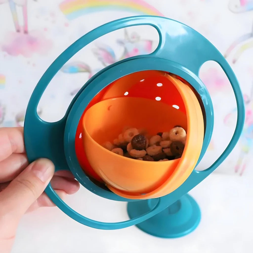 Anti-Spill Gyro Bowl