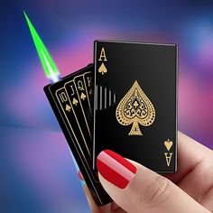 Green-Flame Card Lighter